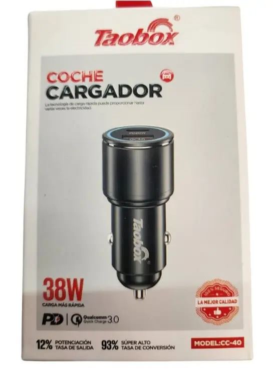 CARGADOR CARRO TAOBOX C Y USB 